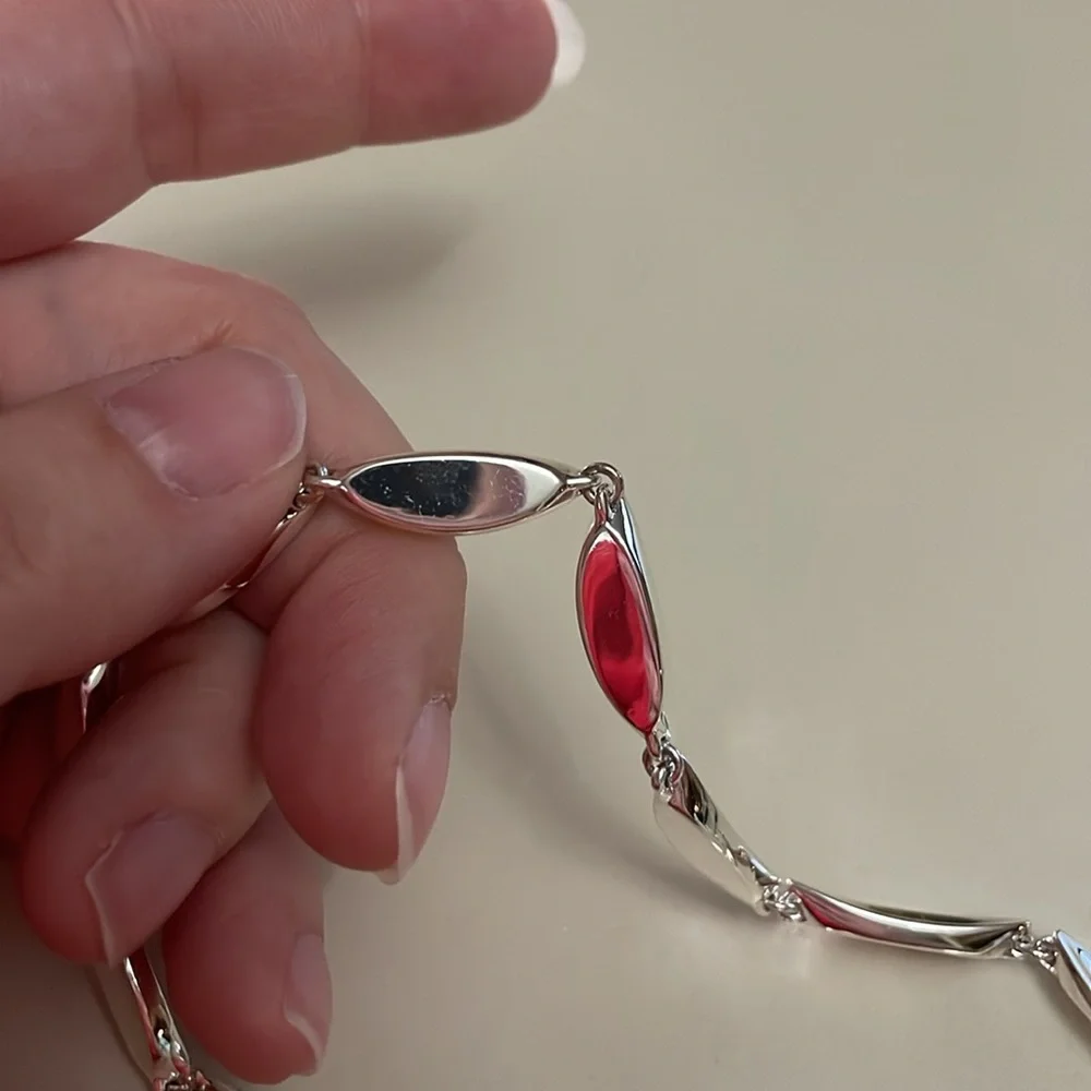 JENNY BIRD NWT Adjustable Silver Necklace - Picture 11 of 14